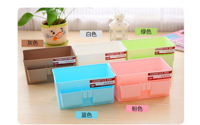 廠家直銷粉嫩大容量塑料韓國雜物桌面收納盒 美學(xué)與實用的完美融合